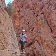 It is said to be the only via ferrata in Africa